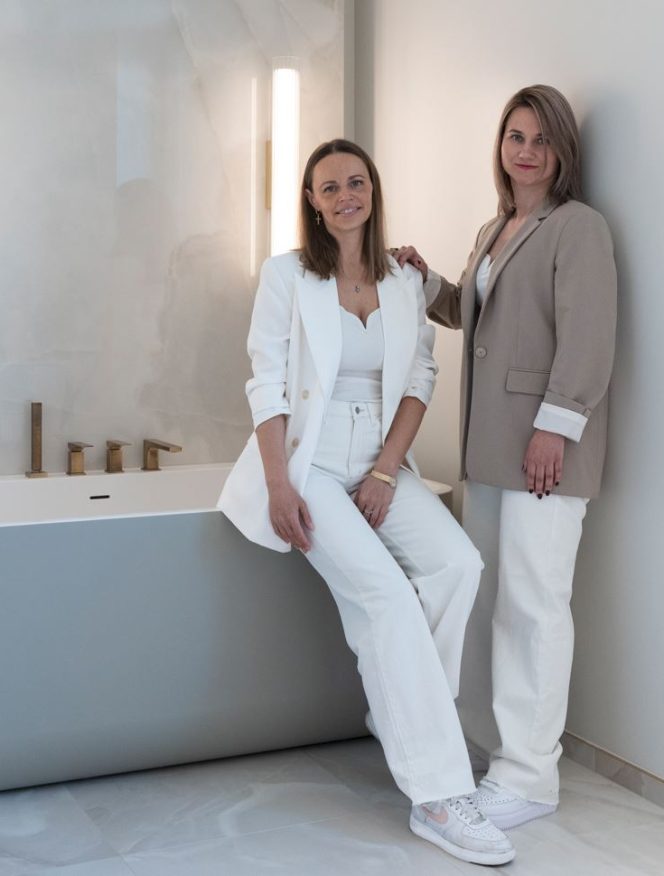 Kate Fursa ja Dina Tilk sisearhitektid