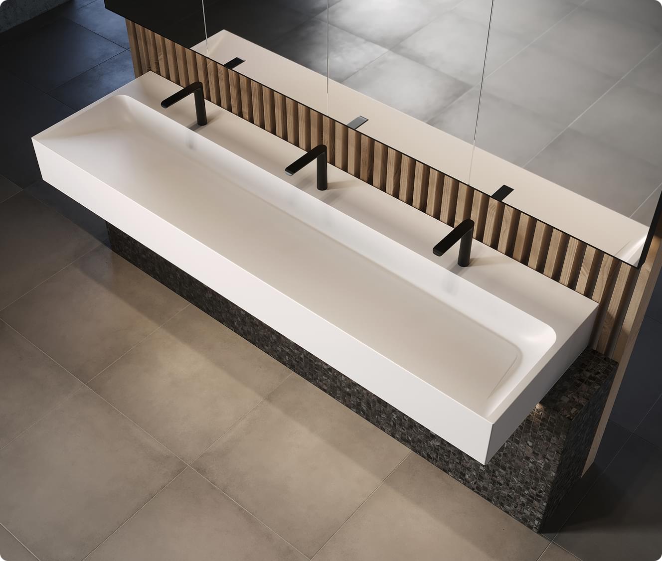 U-seeria rennvalamu Xonyx solid surface