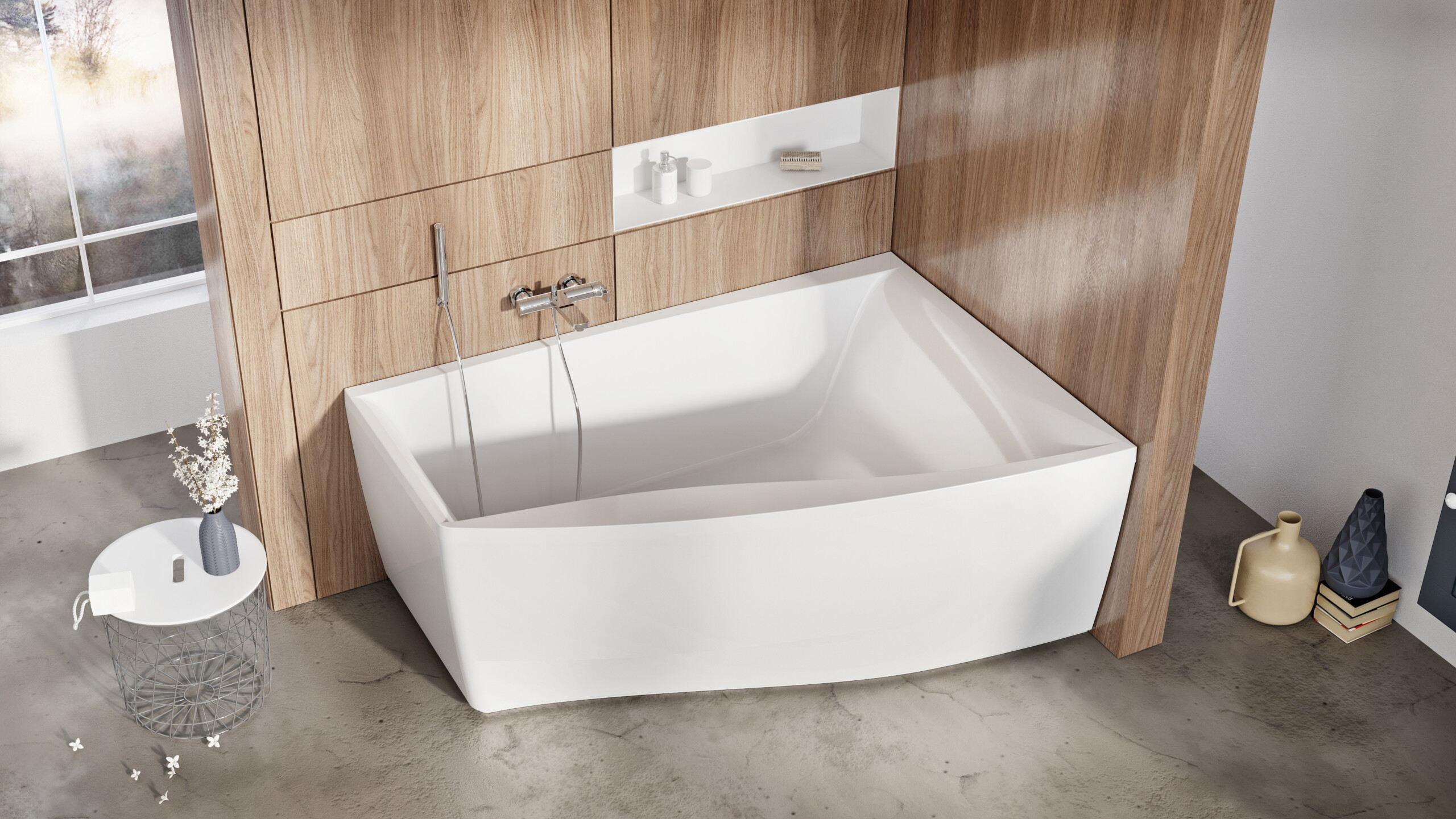 Cali akrüülvann pealtvaade