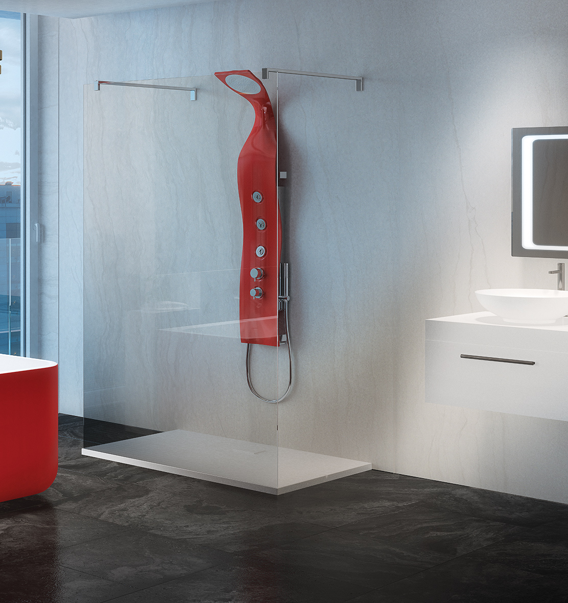 Mio massaažipaneel dušialale