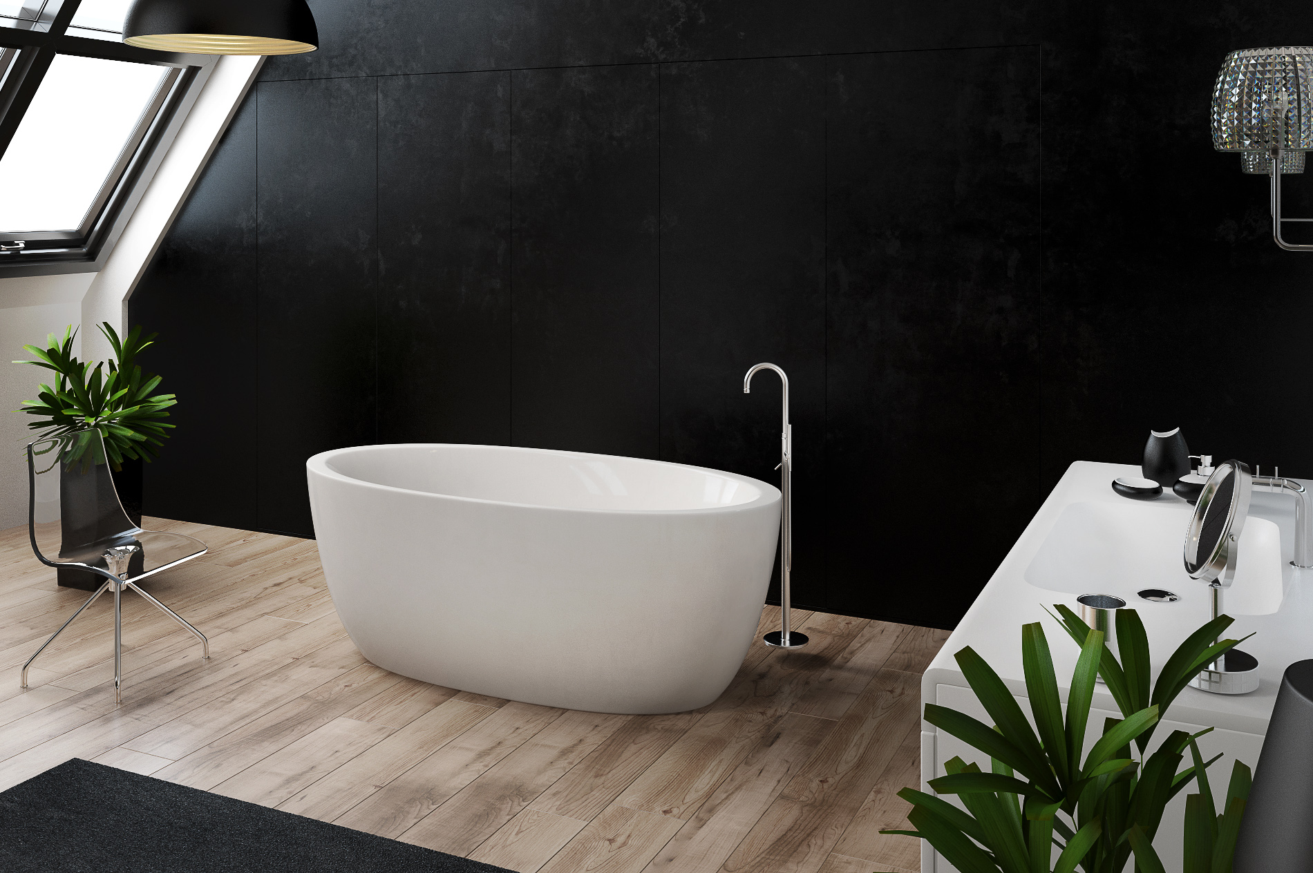 Senzo Xonyx solid surface kivivann
